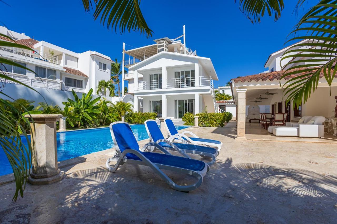 Huge 7-Bedroom Beach Villa With Private Pool - Los Corales Villas 蓬塔卡纳 外观 照片