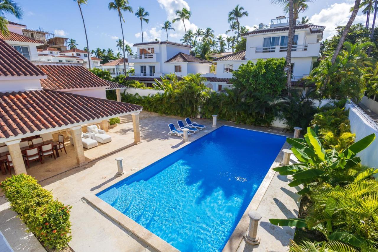 Huge 7-Bedroom Beach Villa With Private Pool - Los Corales Villas 蓬塔卡纳 外观 照片