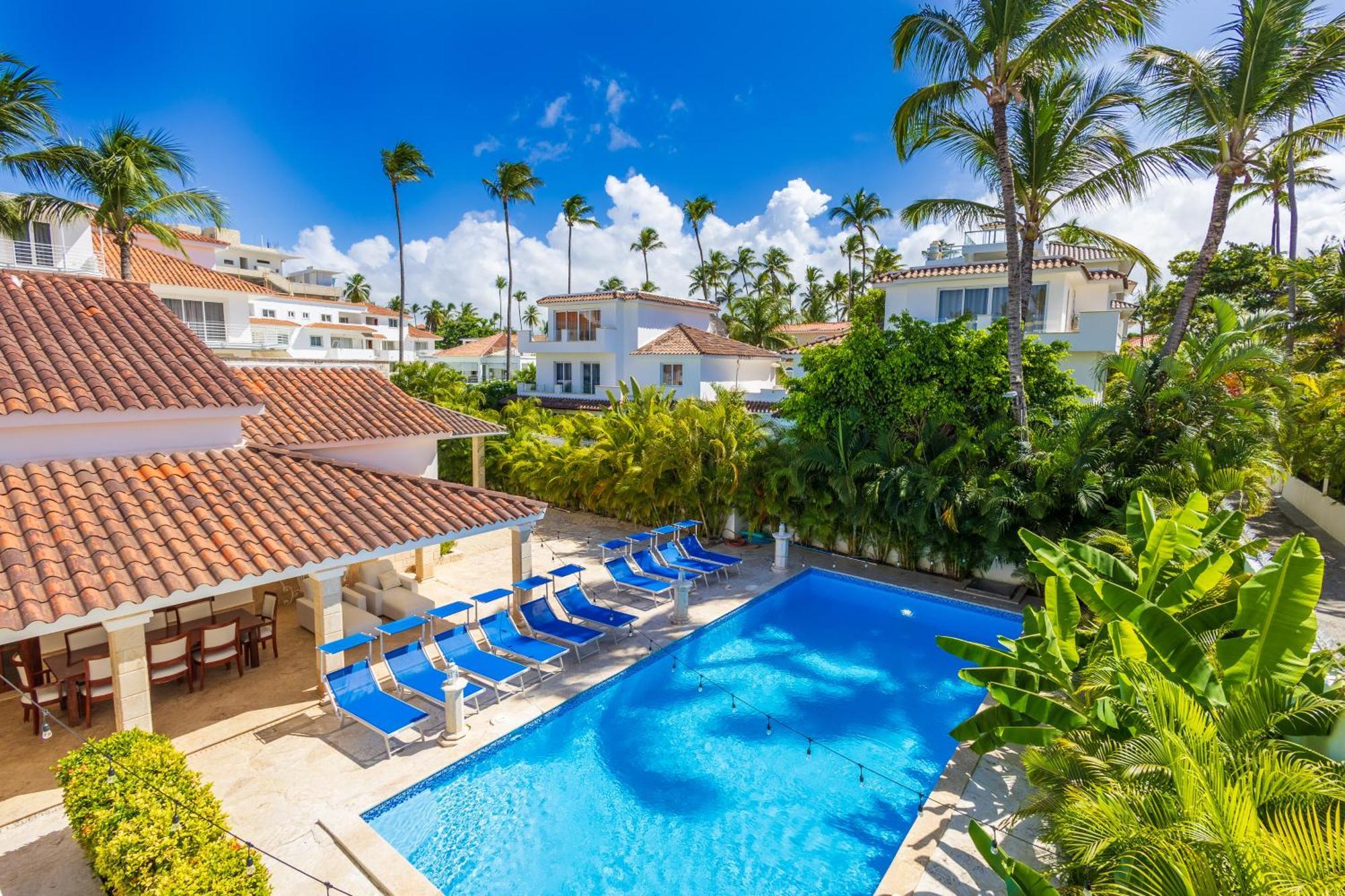 Huge 7-Bedroom Beach Villa With Private Pool - Los Corales Villas 蓬塔卡纳 外观 照片